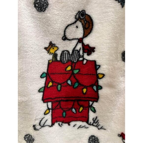 Peanuts Snoopy Throw / Blanket - Festive Flying Ace - BRAND NEW - Picture 3 of 4